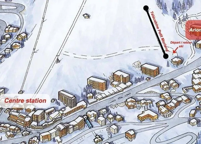 Skis Aux Pieds Pour Familles Avec Balcon Et Parking - Fr-1-864-4